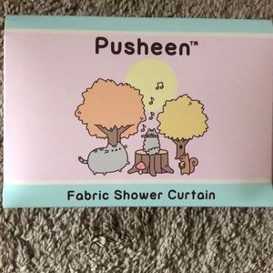 Pusheen Fabric Shower Curtain